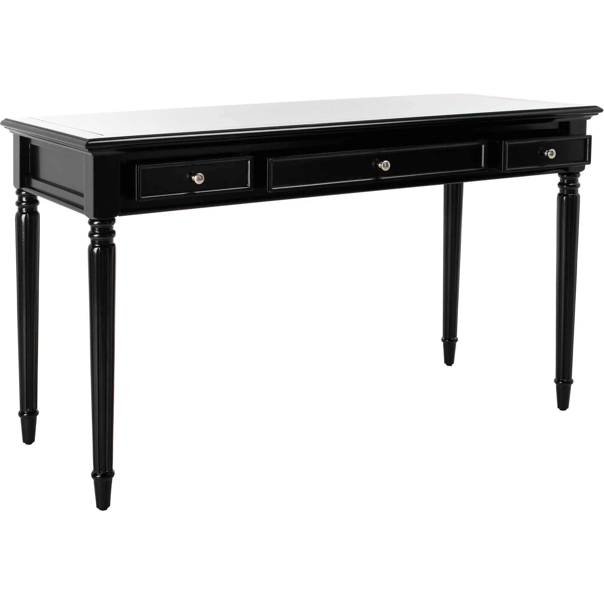 Cohen 3 Drawer Desk Black - Image 2