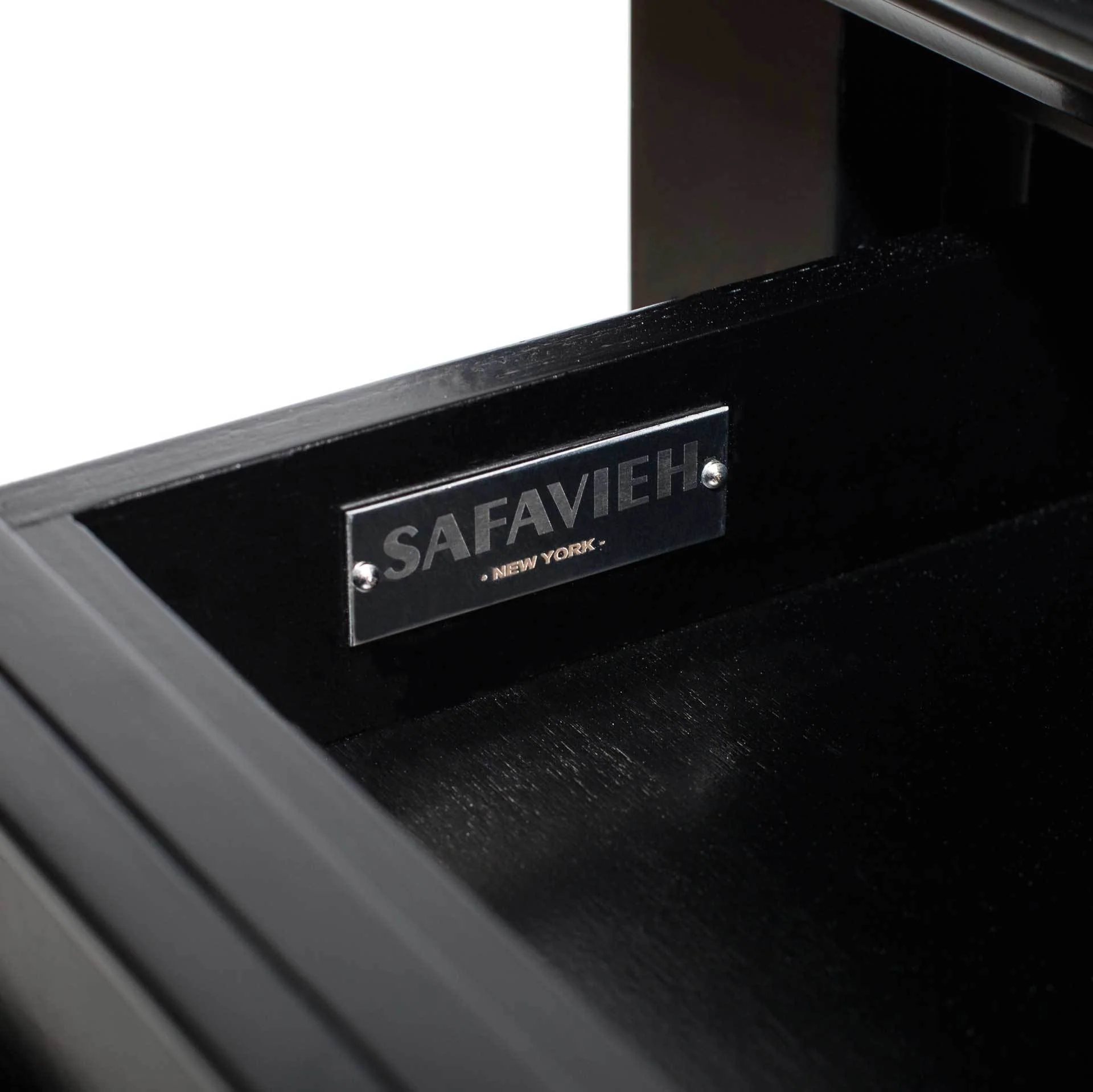 Cohen 3 Drawer Desk Black - Image 4