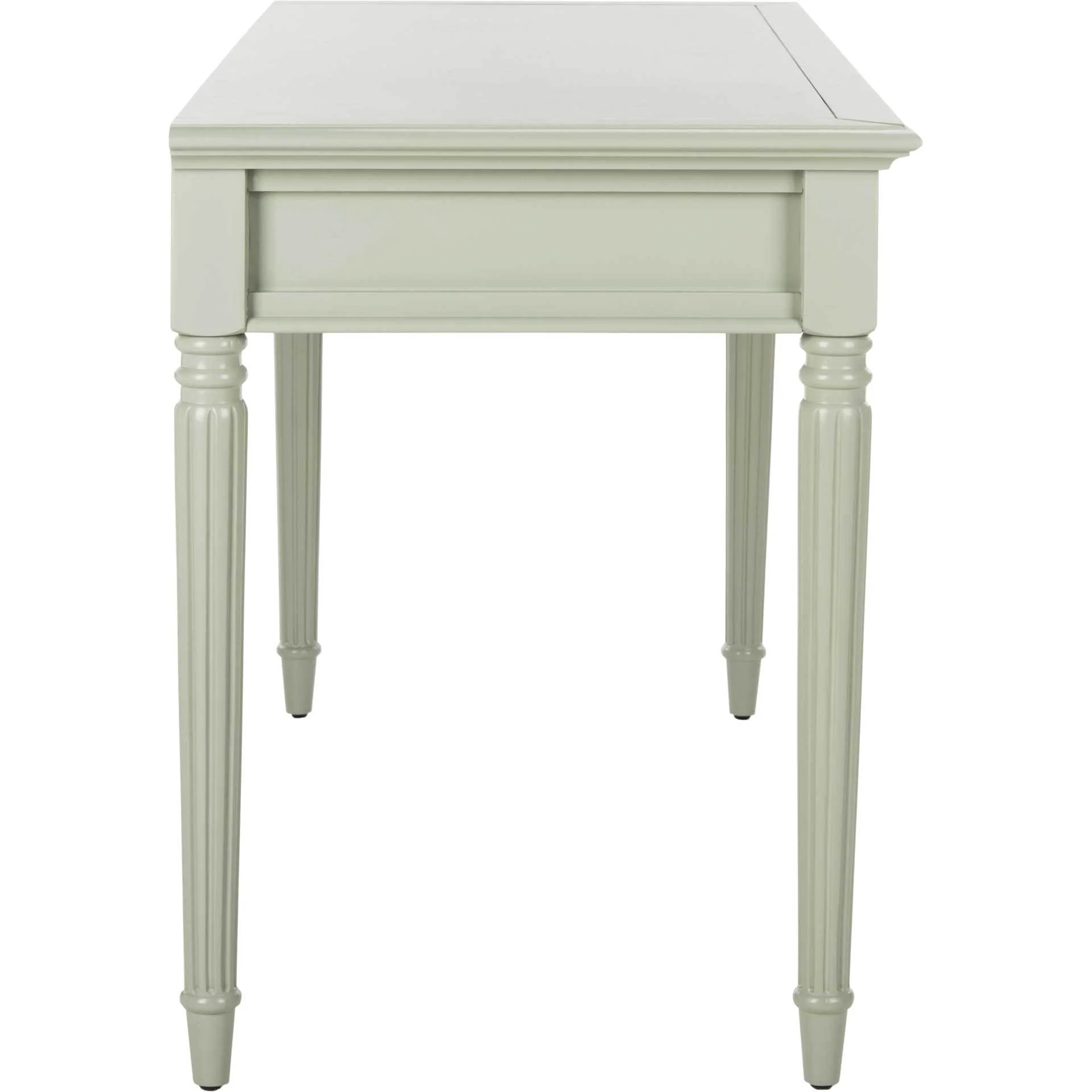 Cohen 3 Drawer Desk Gray - Image 3