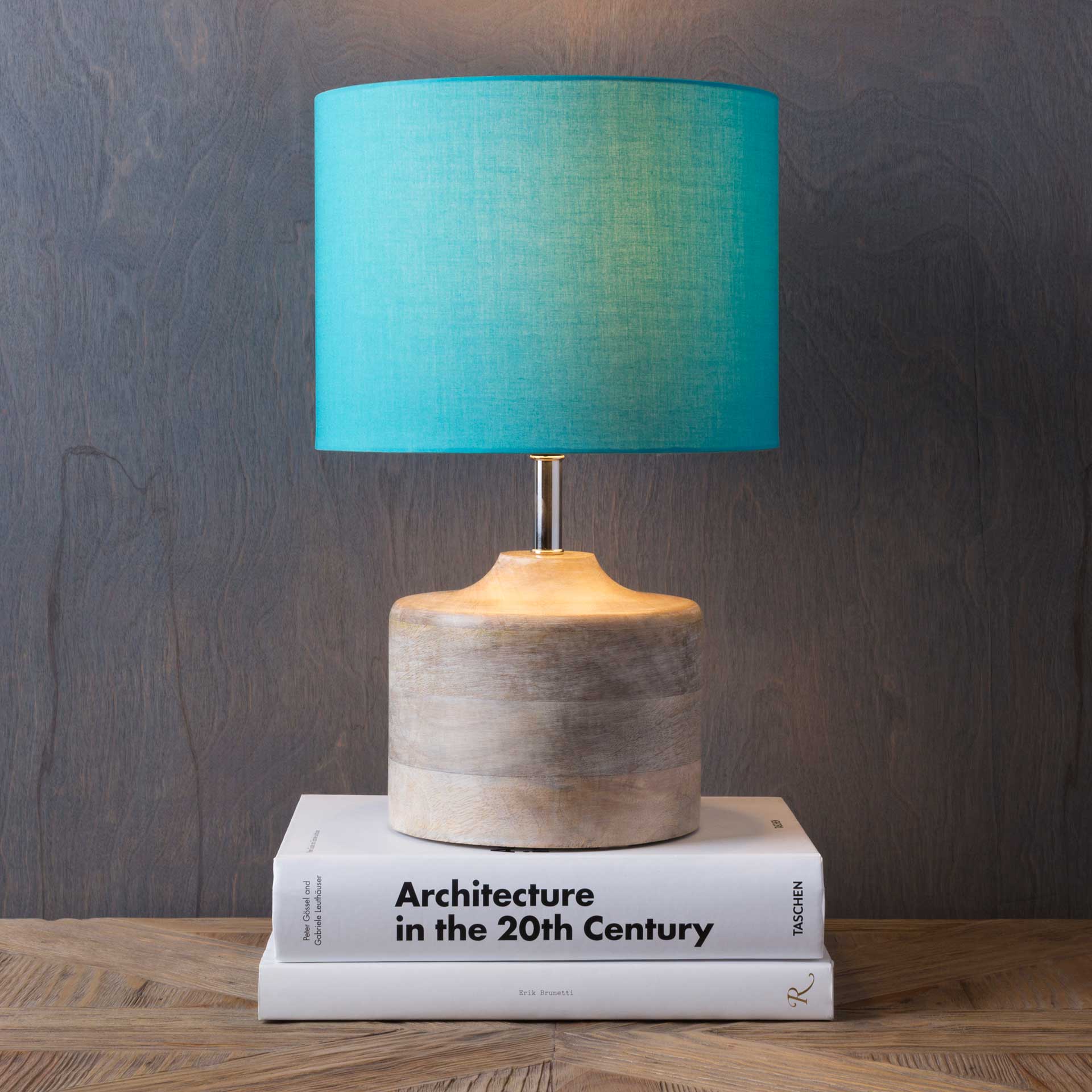 Cohen Table Lamp Aqua/Natural/Teal - Image 3