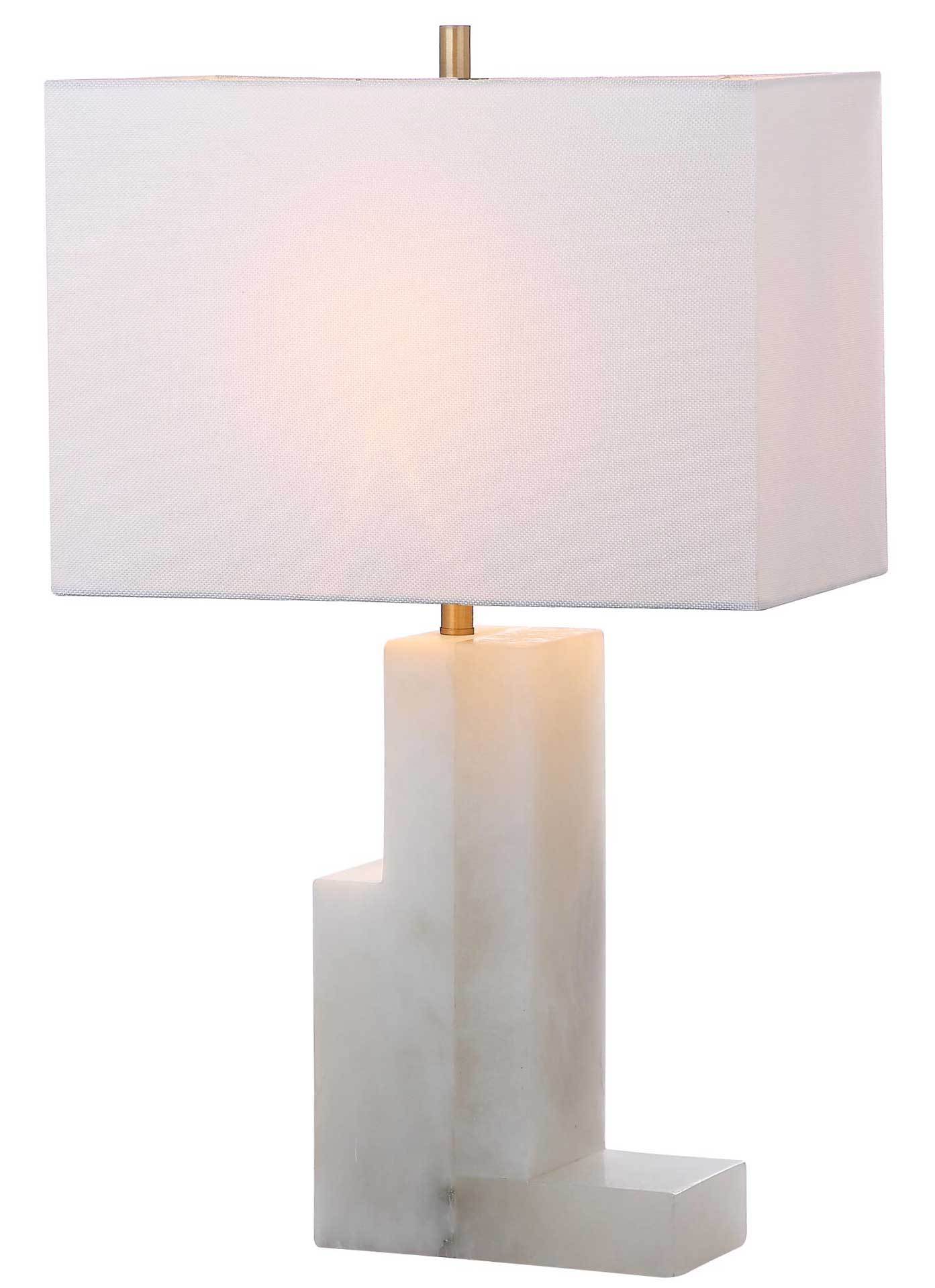Colby Alabaster Table Lamp White - Image 2