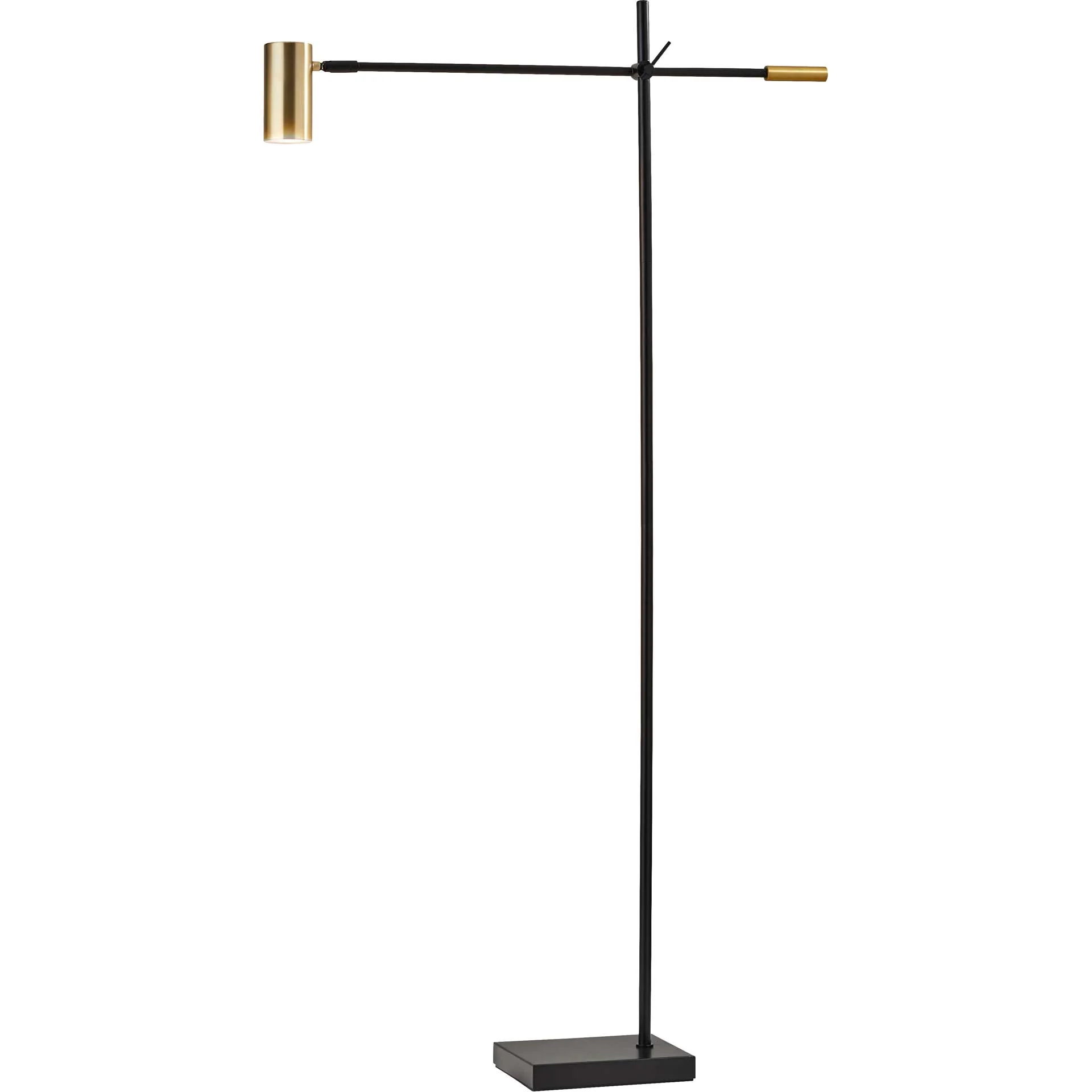 Colombes LED Floor Lamp Black/Brass - Image 2