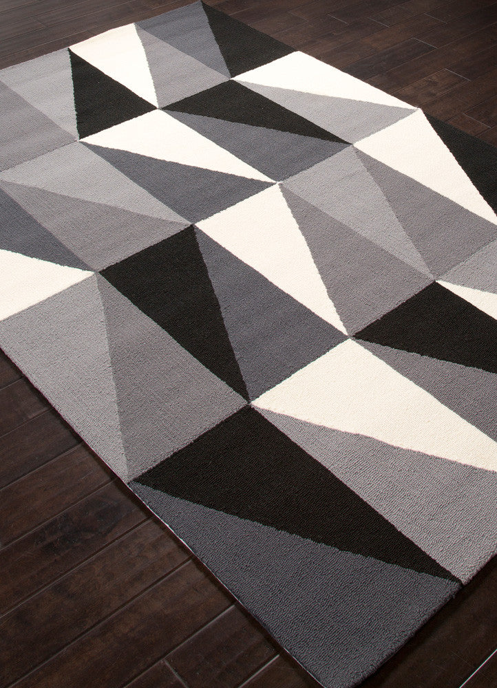 Colors Right Angle Gray Area Rug - Image 2