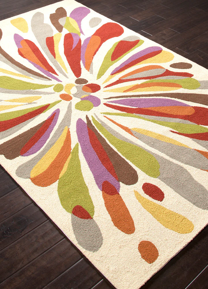 Colours Flowerburst Beige Area Rug - Image 2