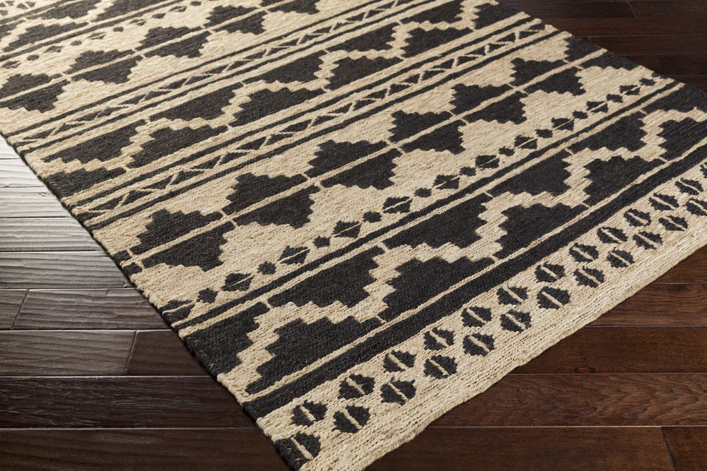 Columbia Black/Beige Area Rug - Image 2
