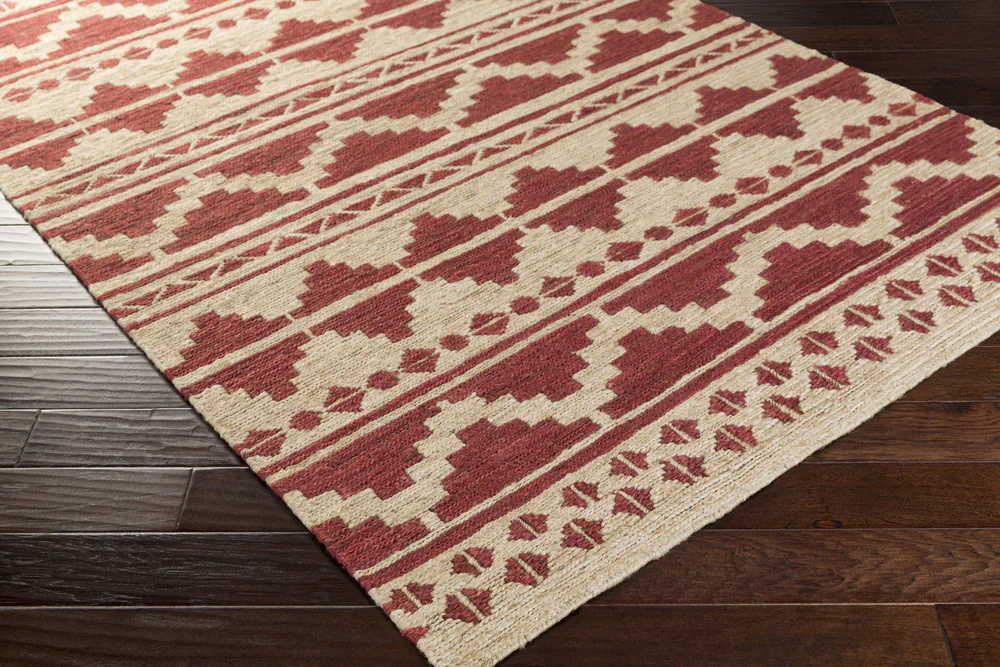Columbia Burgundy/Beige Area Rug - Image 2