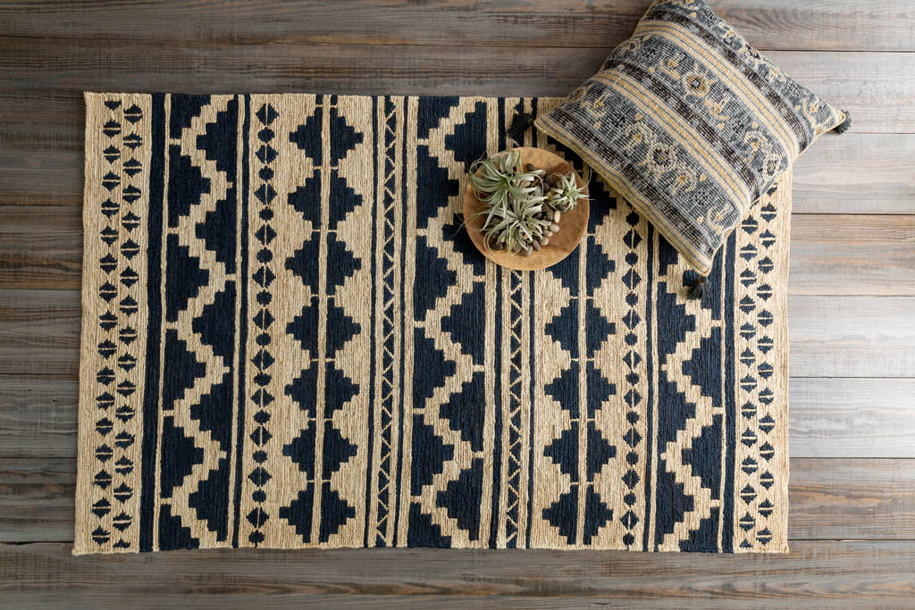 Columbia Navy/Beige Area Rug - Image 3