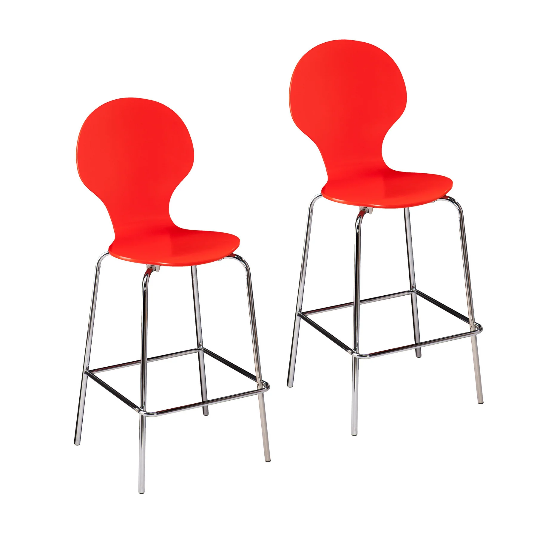 Conbie Barstool Red/Orange (Set of 2) - Image 2