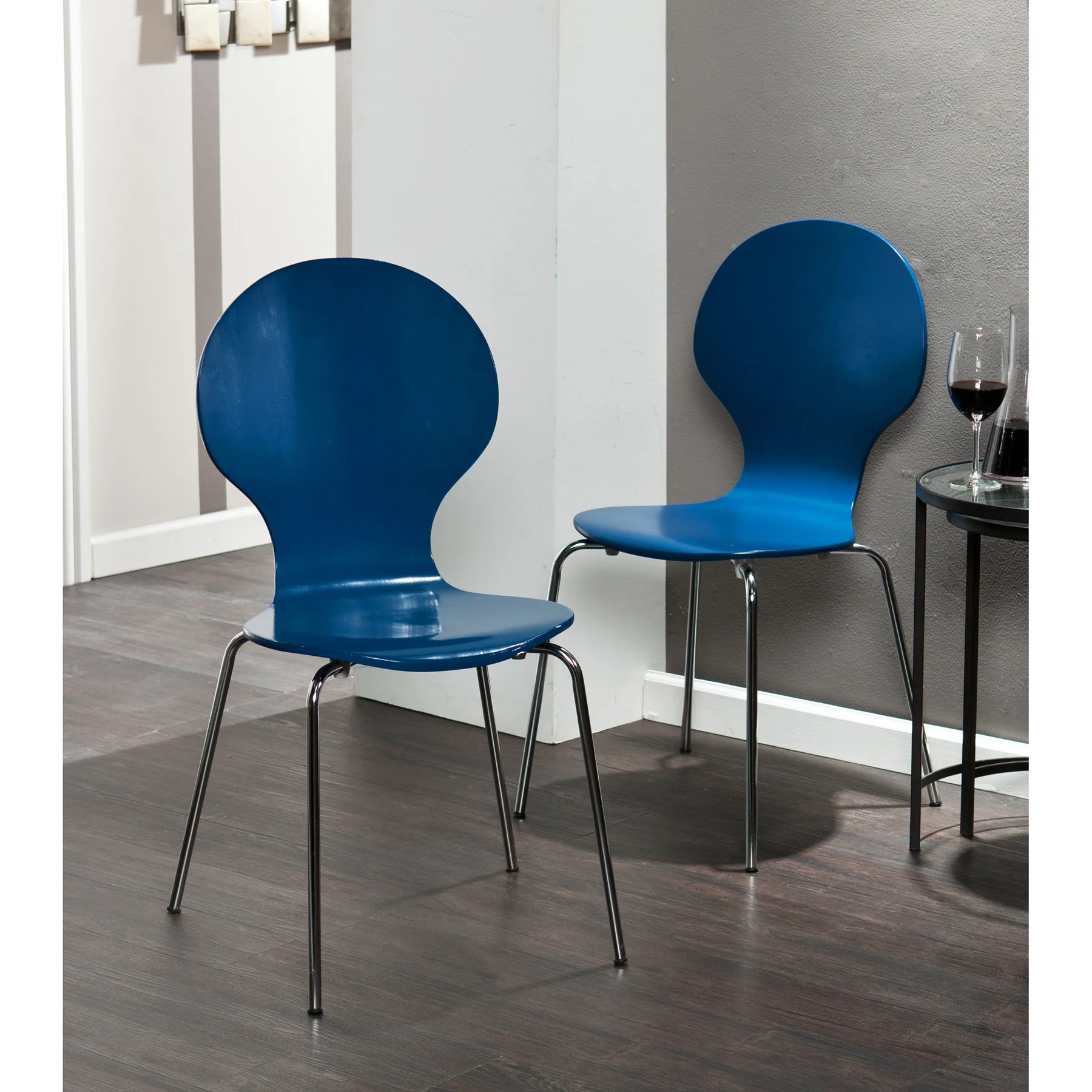 Conbie Chair Navy (Set of 2) - Image 3