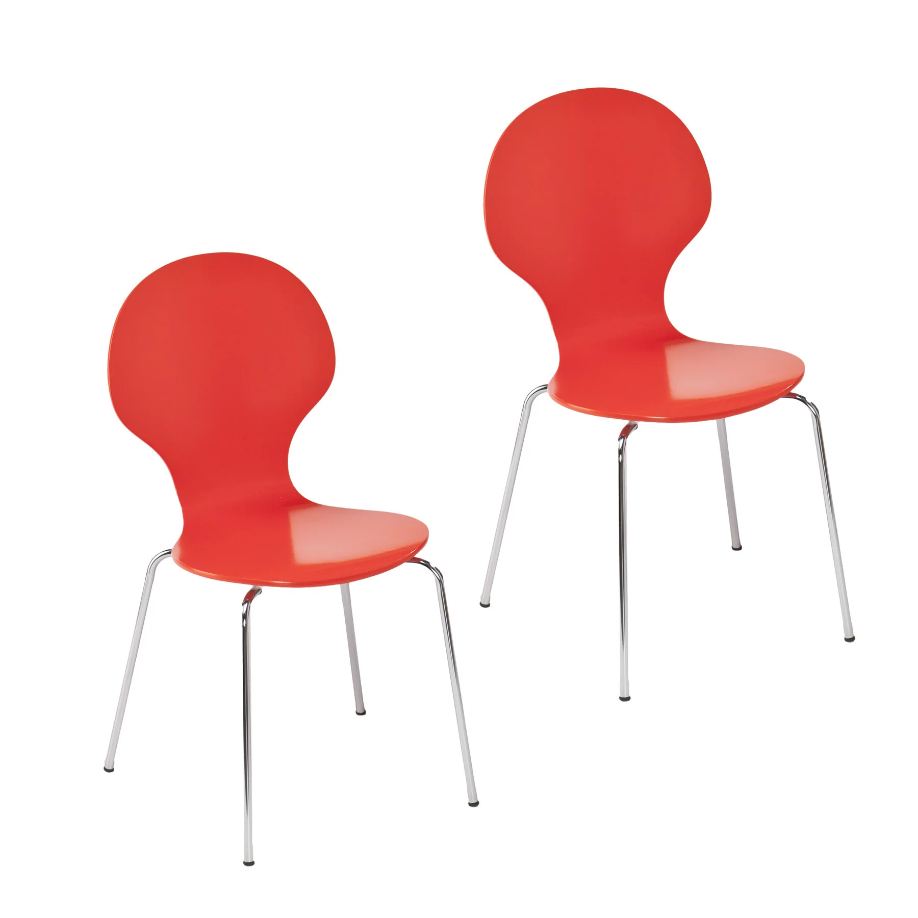 Conbie Chair Red/Orange (Set of 2) - Image 2