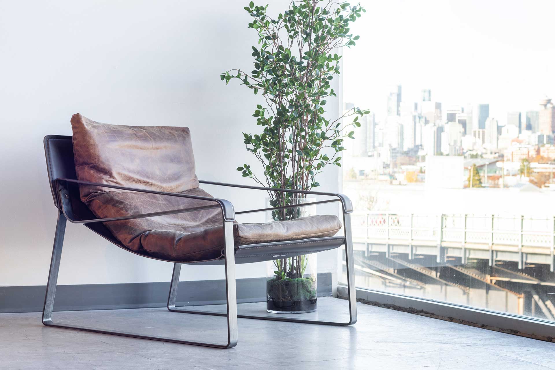 Conley Club Chair Brown - Image 7