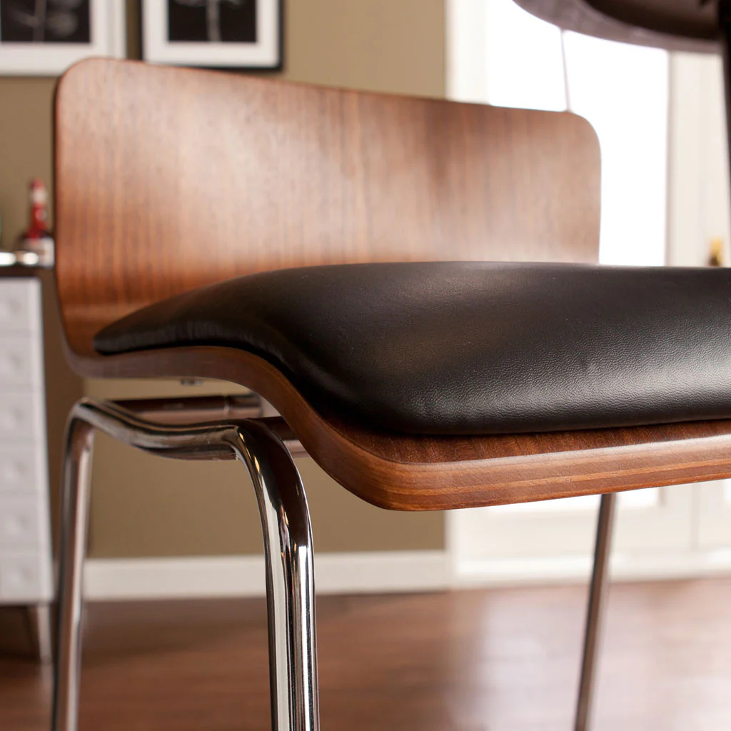 Conley Stools Walnut/Black (Set of 2) - Image 4