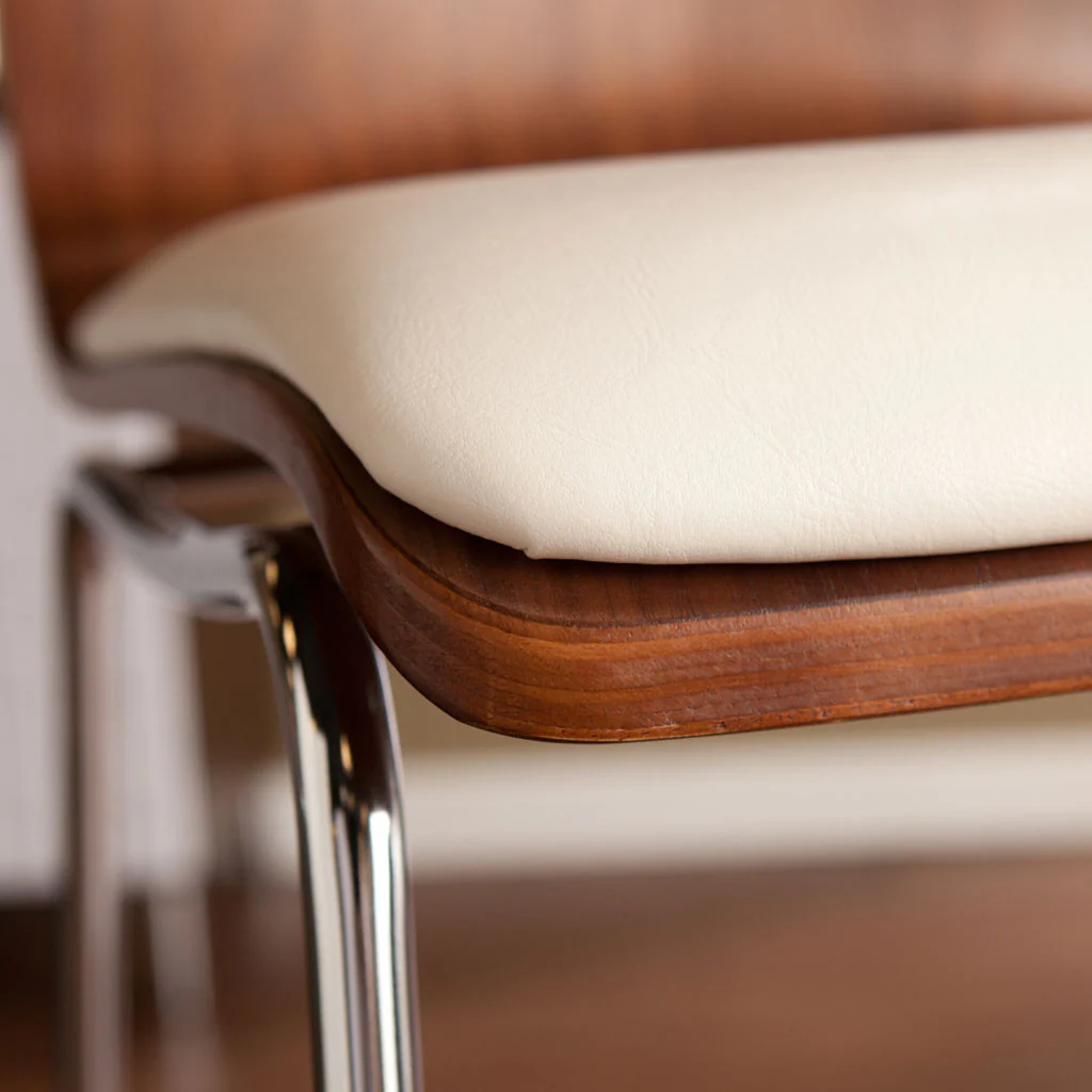 Conley Stools Walnut/White (Set of 2) - Image 4