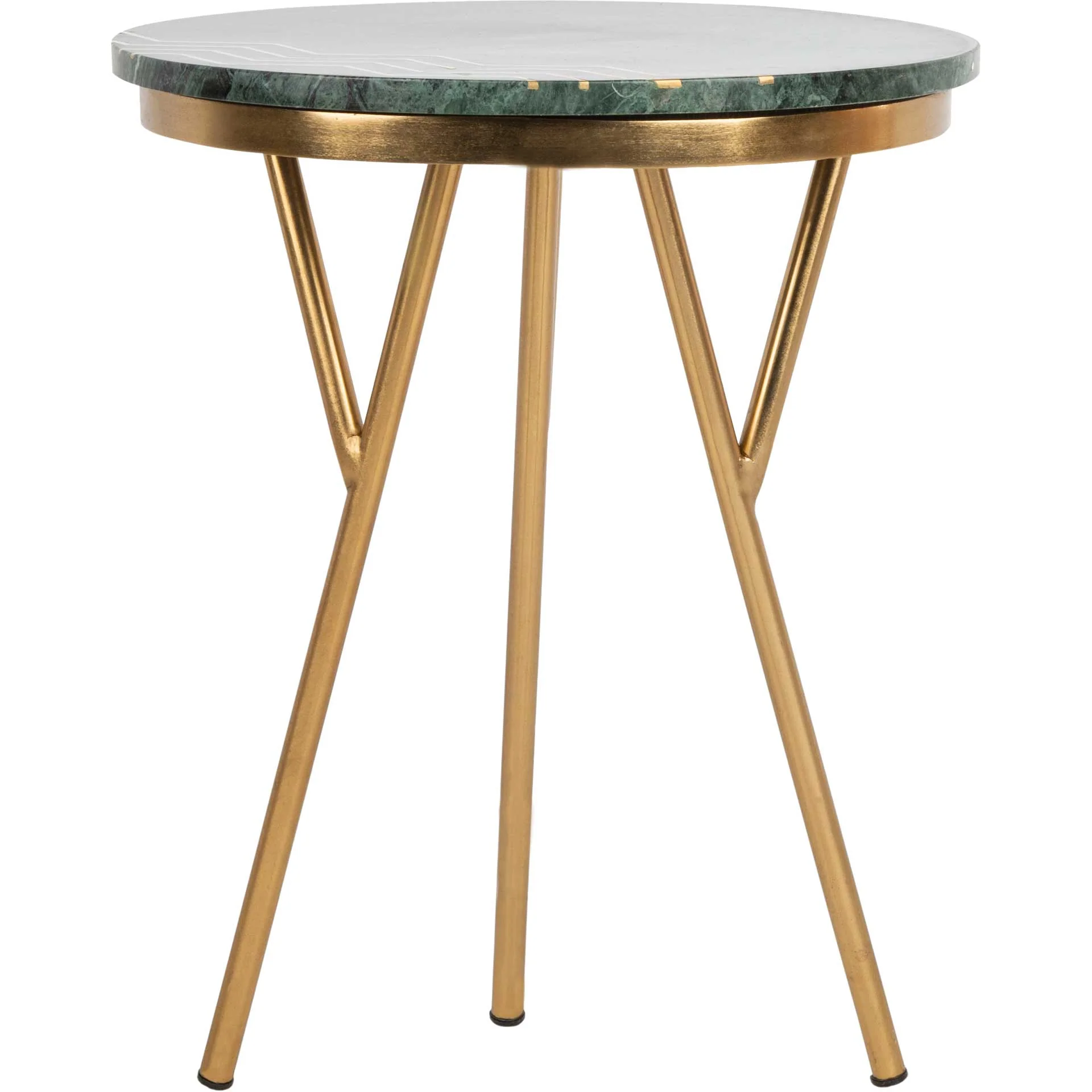Constellation Marble Accent Table Dark Green/Black/Gold - Image 2