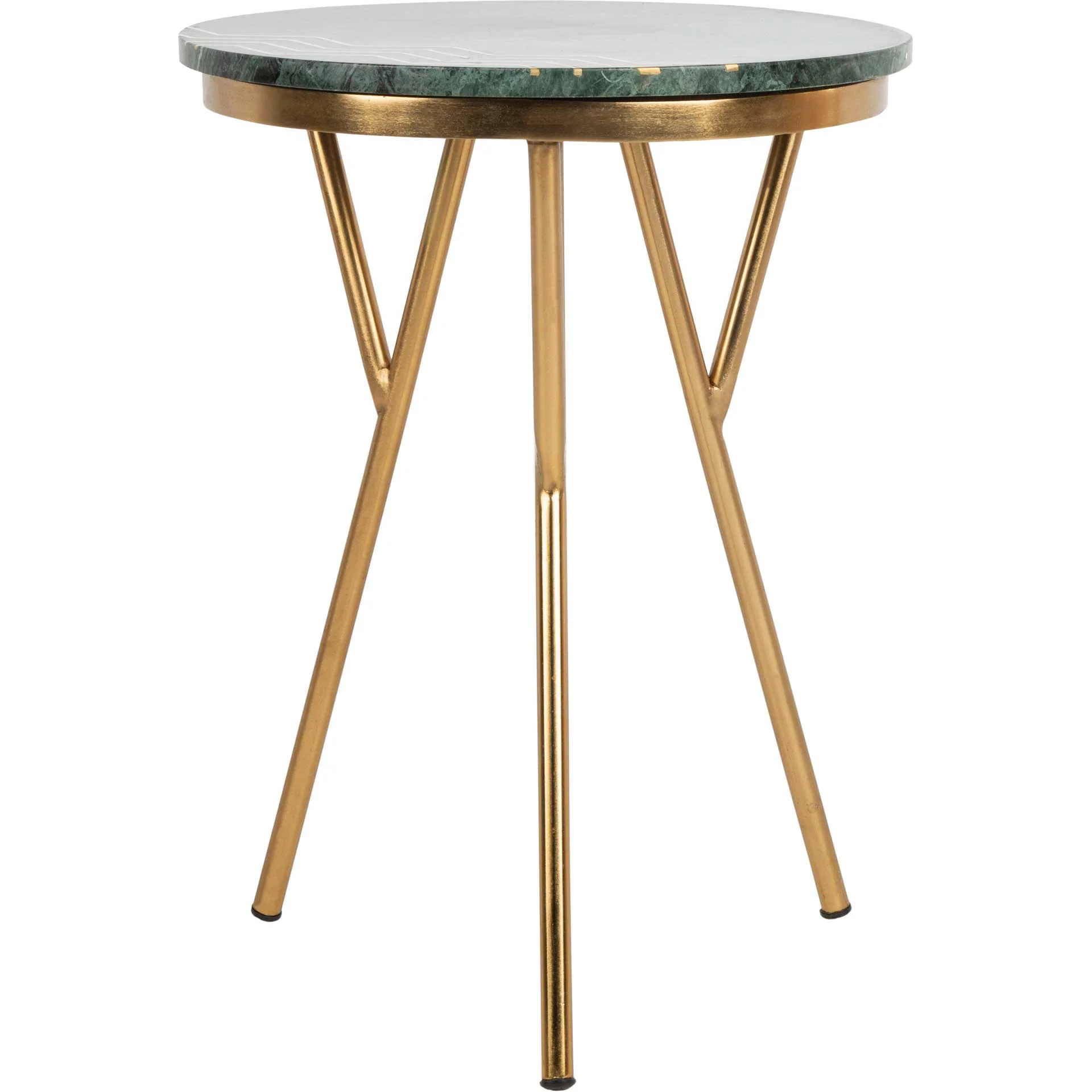 Constellation Marble Accent Table Dark Green/Black/Gold - Image 3