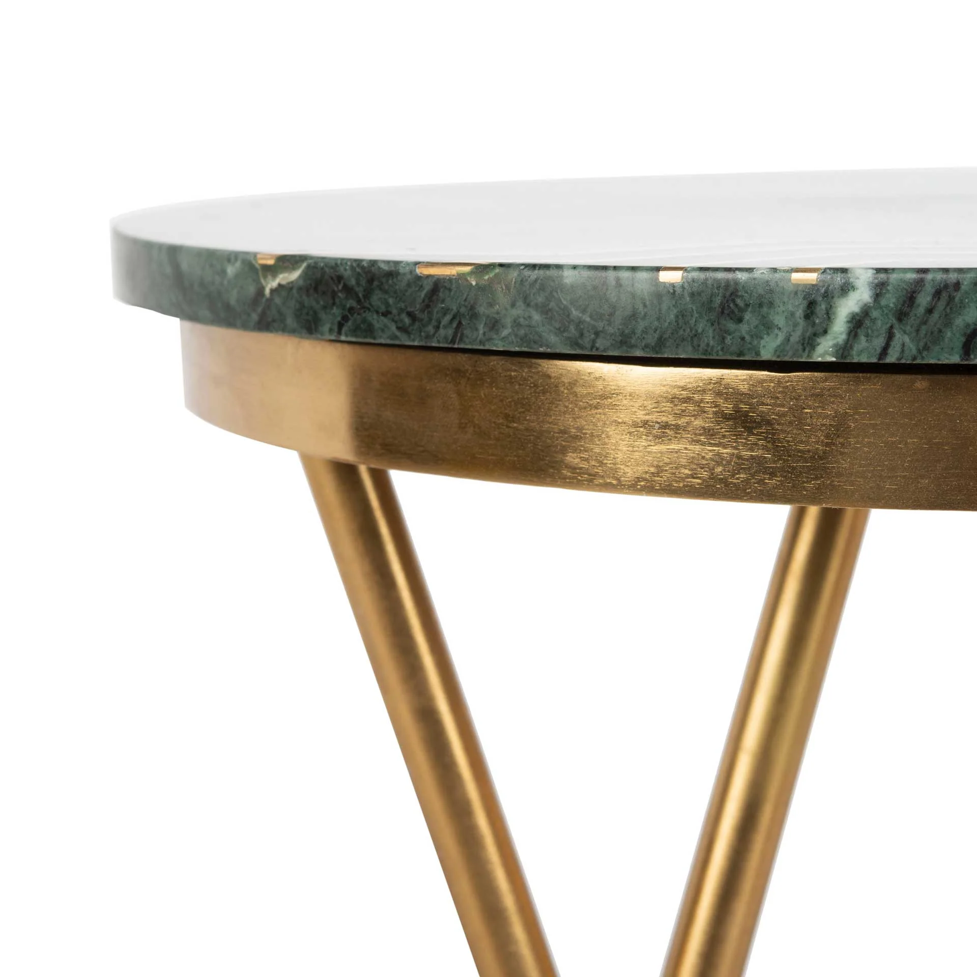 Constellation Marble Accent Table Dark Green/Black/Gold - Image 4