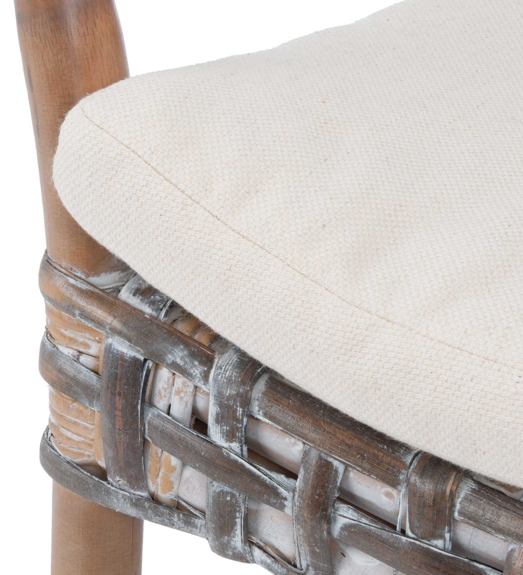Convey Rattan Accent Chair Gray White Wash - Image 6