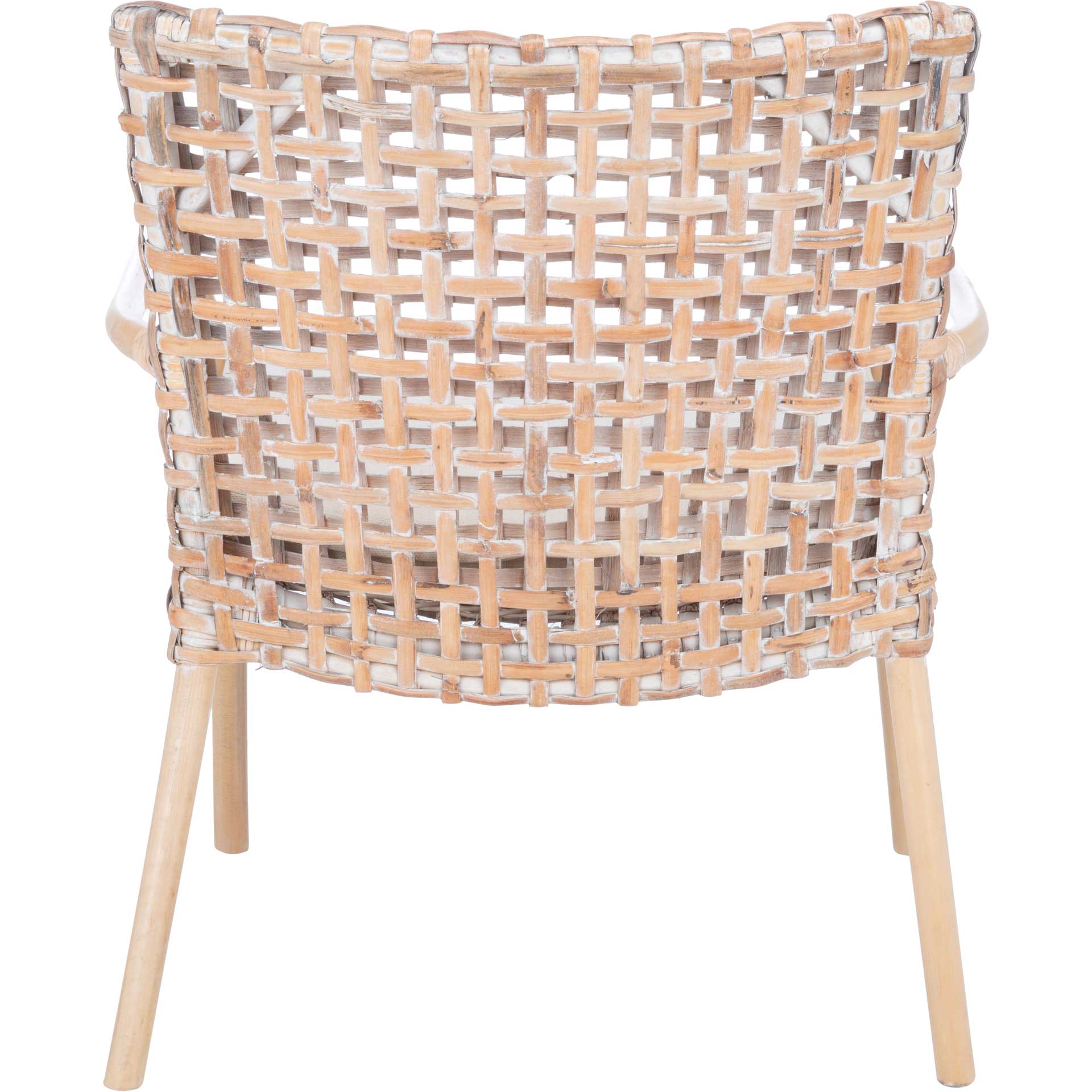 Convey Rattan Accent Chair Natural White Wash - Image 4