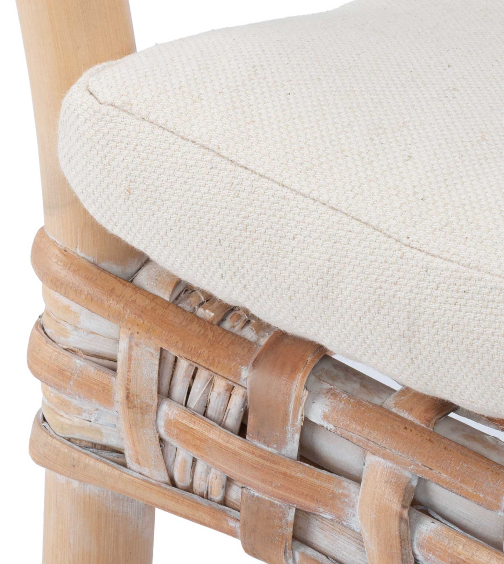 Convey Rattan Accent Chair Natural White Wash - Image 6