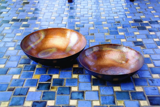 Copper-Plated Bowls (Set of 2) - Image 2