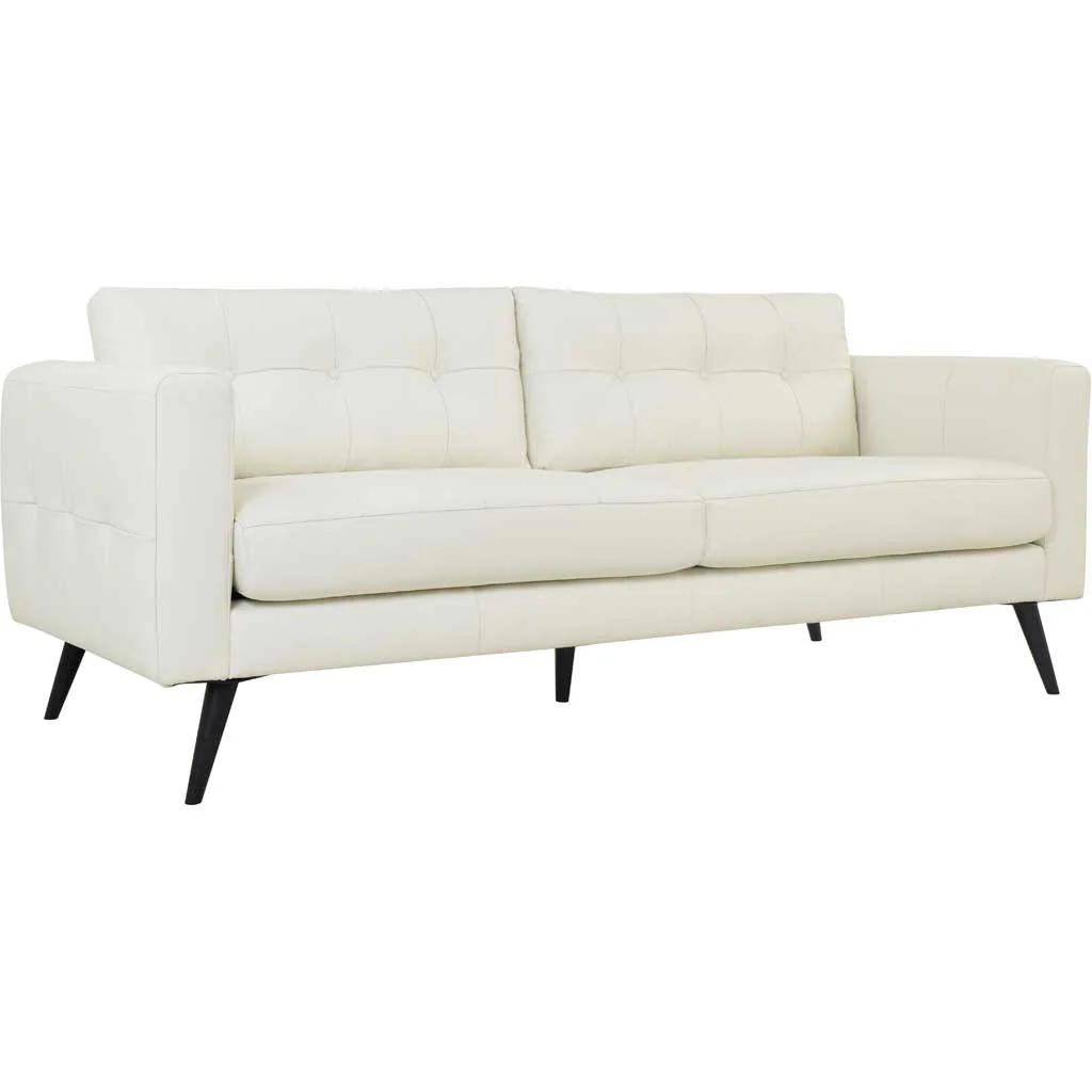 Corcoran Leather Sofa Pure White - Image 2