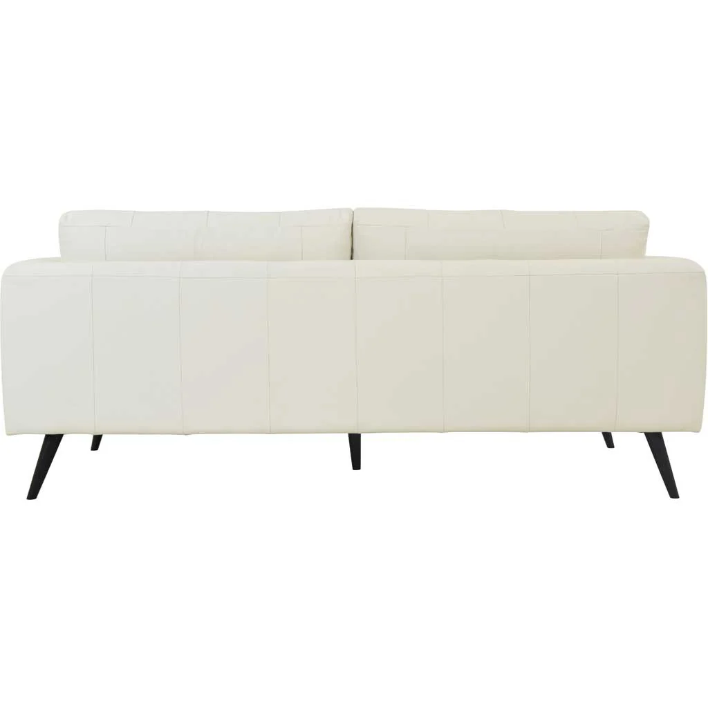 Corcoran Leather Sofa Pure White - Image 5