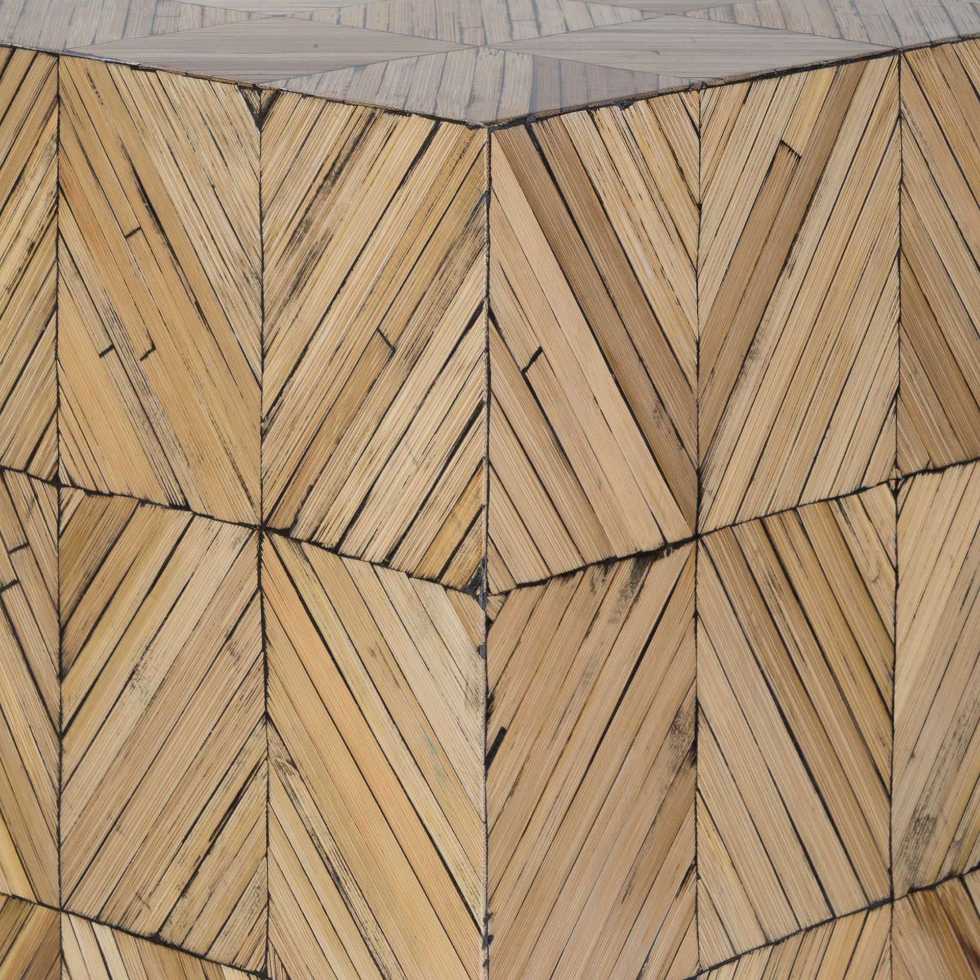 Cordin Garden Stool Natural/Black - Image 2