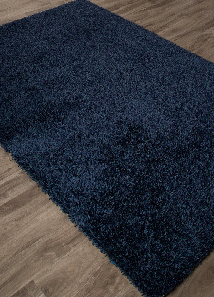 Cordon Robin Shaggy Dark Denim Area Rug - Image 2