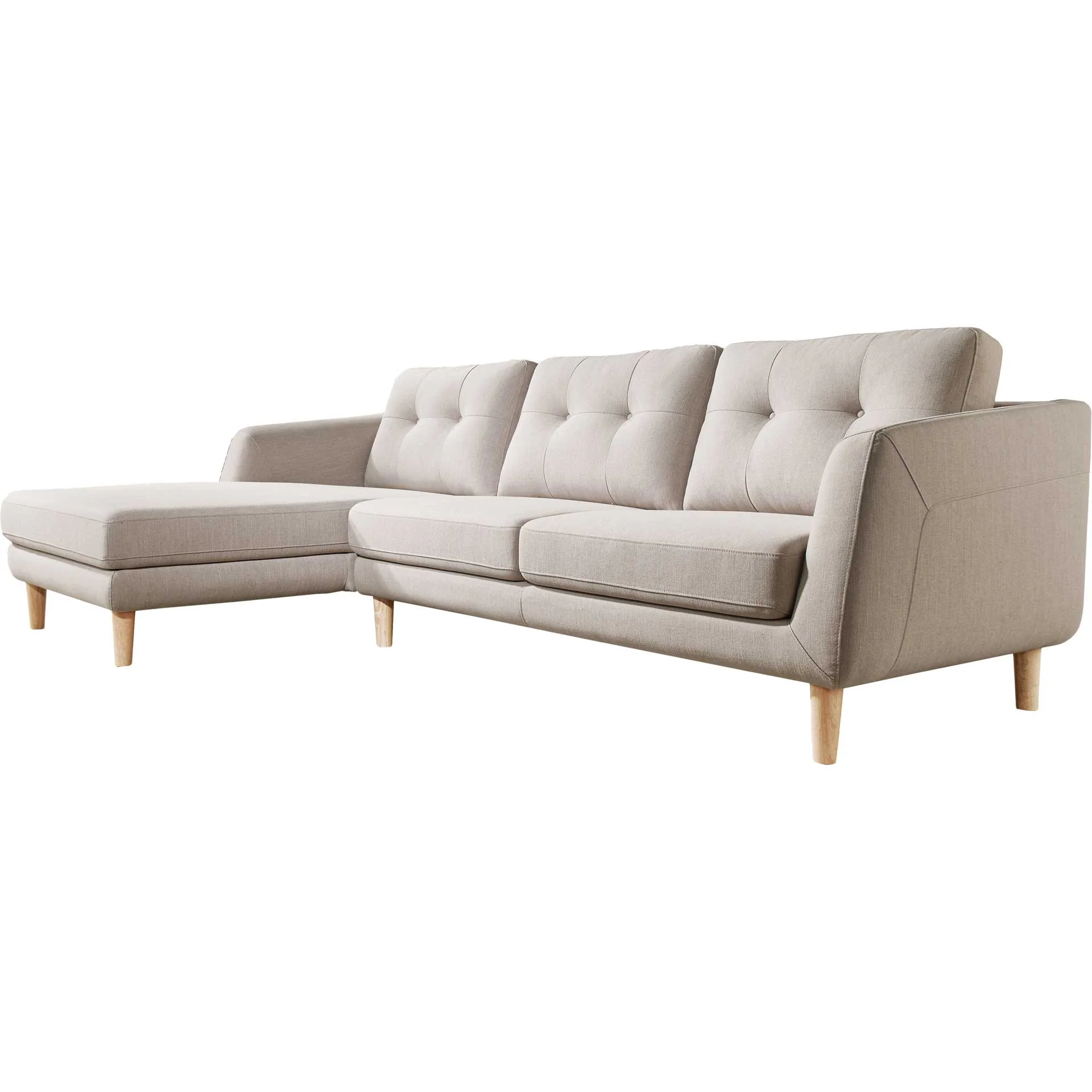 Corinne Sectional Light Gray - Image 3