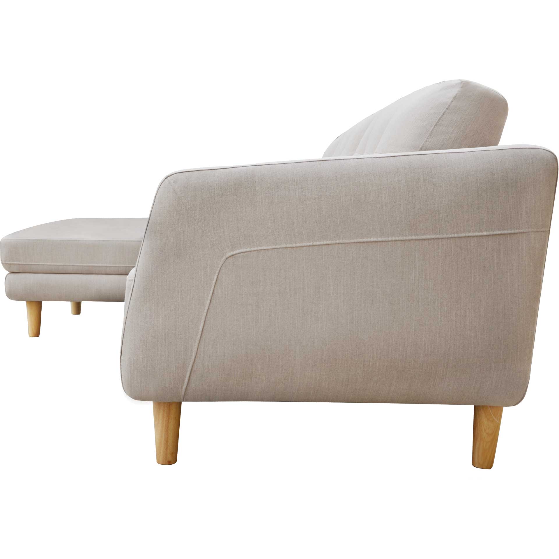 Corinne Sectional Light Gray - Image 5
