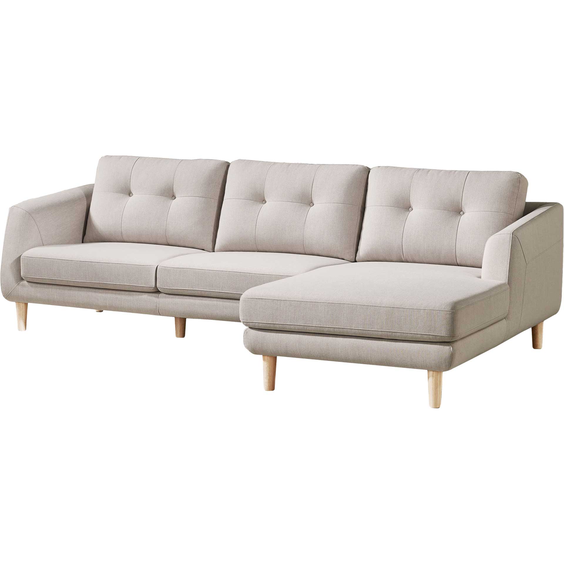 Corinne Sectional Light Gray - Image 9
