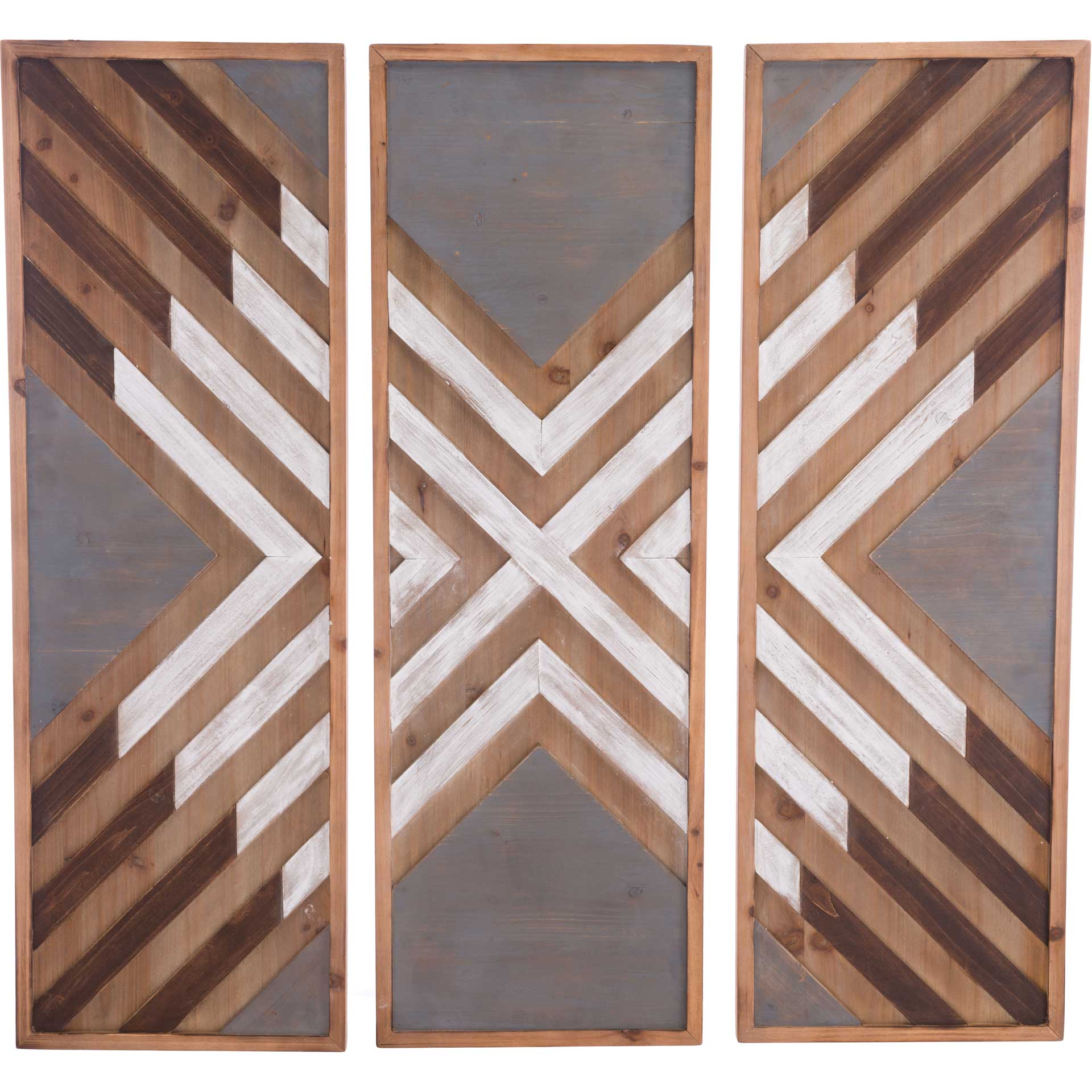 Corners Wall Decor Brown (Set of 3) - Image 2