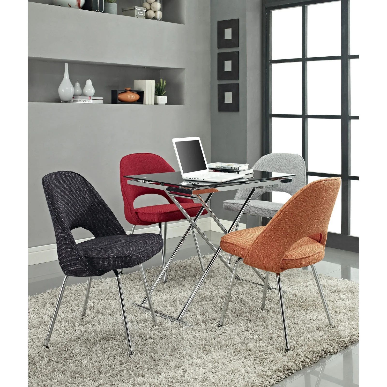 Corsica Side Chair Red - Image 4