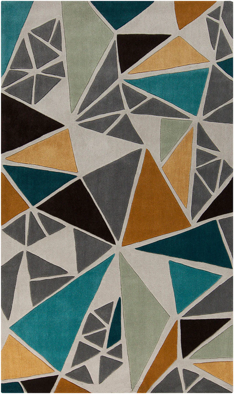 Cosmopolitan Gray/Gold Area Rug - Image 2