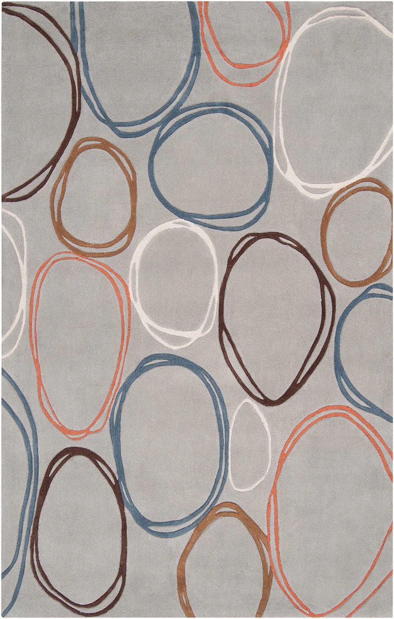 Cosmopolitan Light Gray/Ivory Area Rug - Image 2
