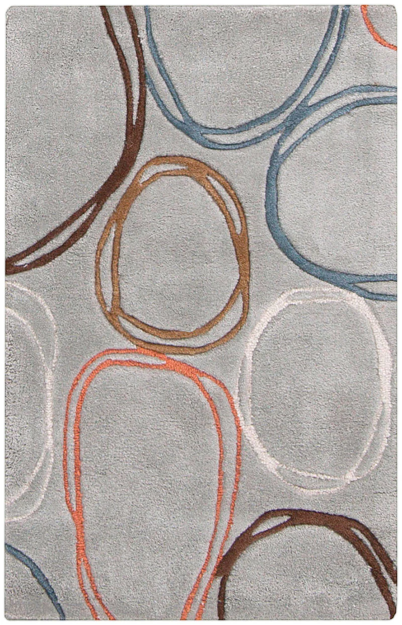 Cosmopolitan Light Gray/Ivory Area Rug - Image 3