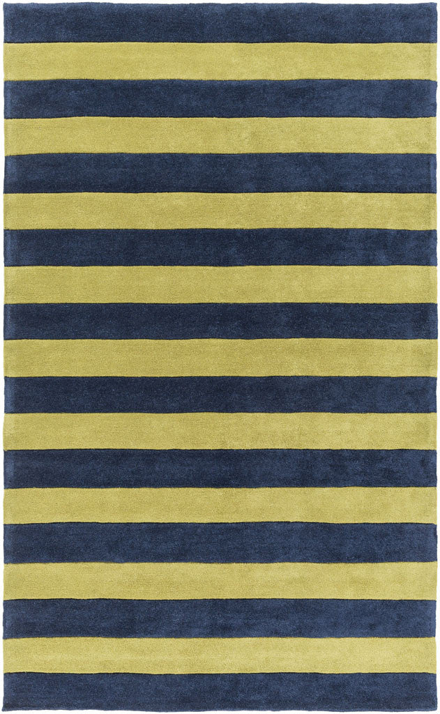 Cosmopolitan Lime/Navy Area Rug - Image 2