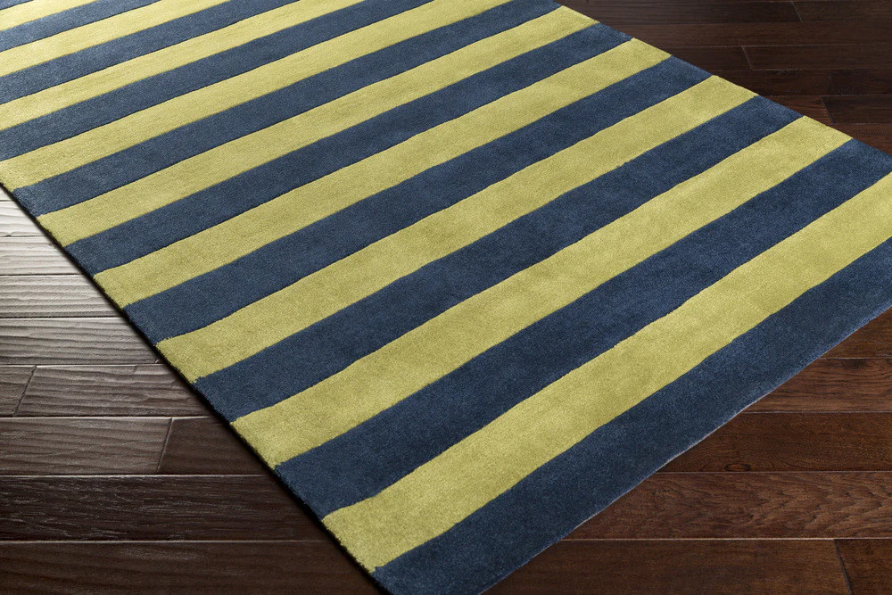 Cosmopolitan Lime/Navy Area Rug - Image 3