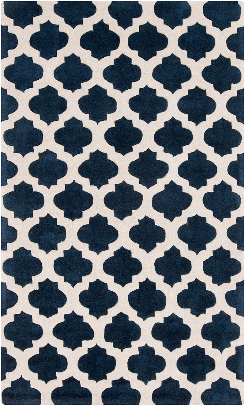 Cosmopolitan Navy/Ivory Area Rug - Image 2