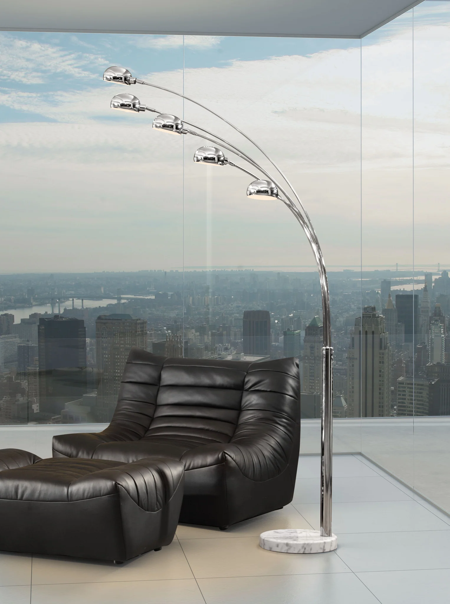 Cosmos Floor Lamp Chrome - Image 2