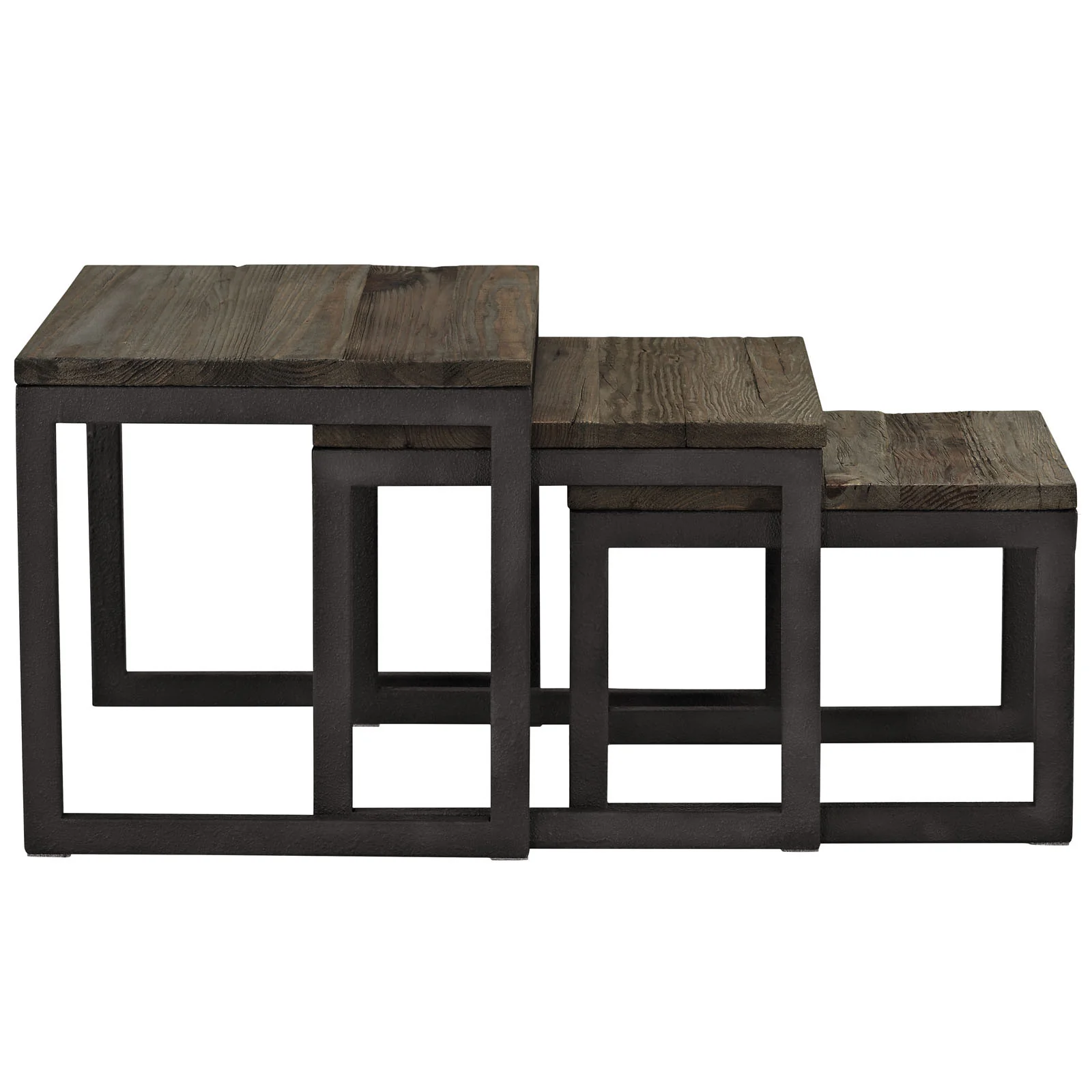 Cove Wood Top Nesting Table Brown - Image 2