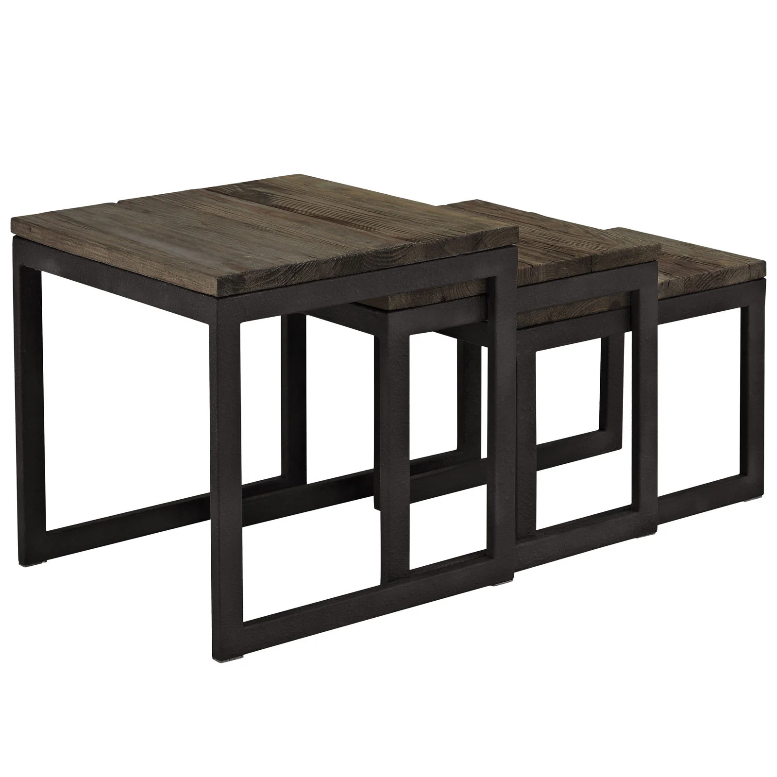 Cove Wood Top Nesting Table Brown - Image 3