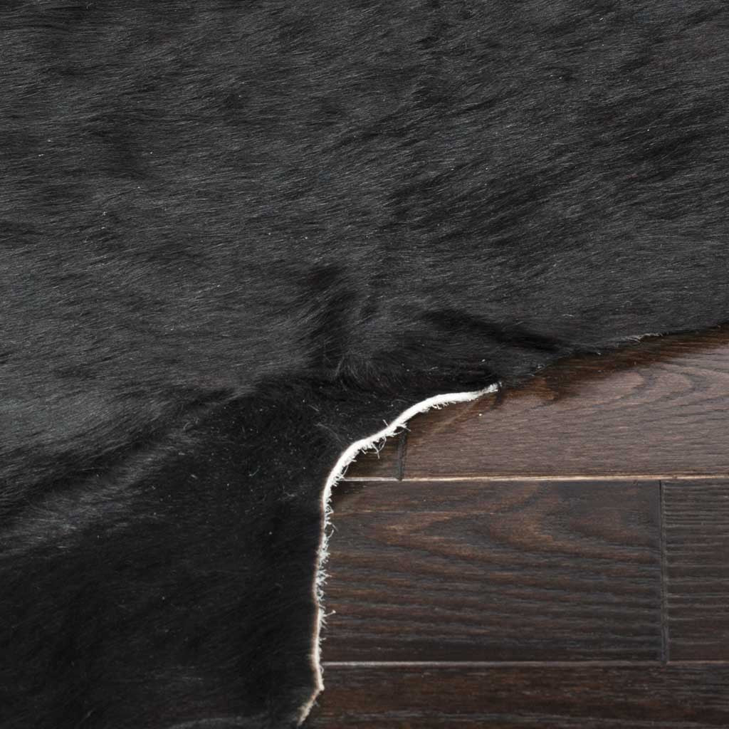Cowhide Black/Brown Area Rug - Image 3