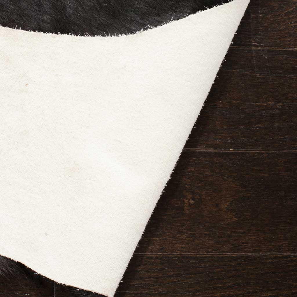 Cowhide Black/Brown Area Rug - Image 4