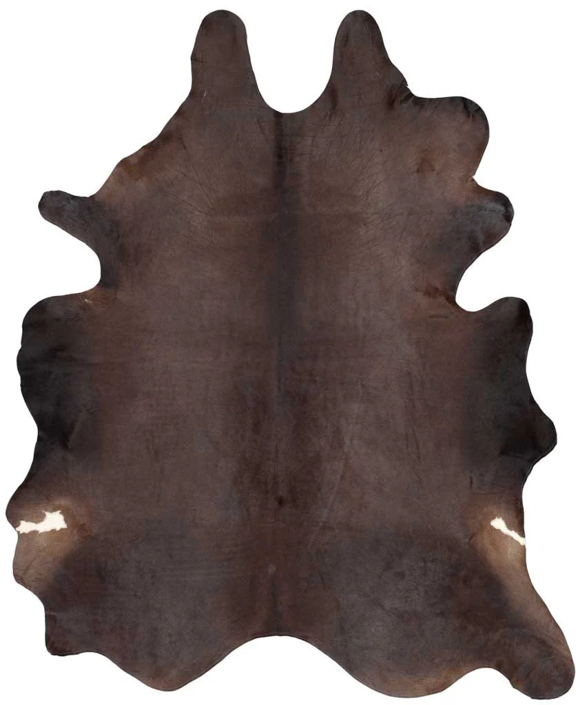 Cowhide Brown Area Rug - Image 2