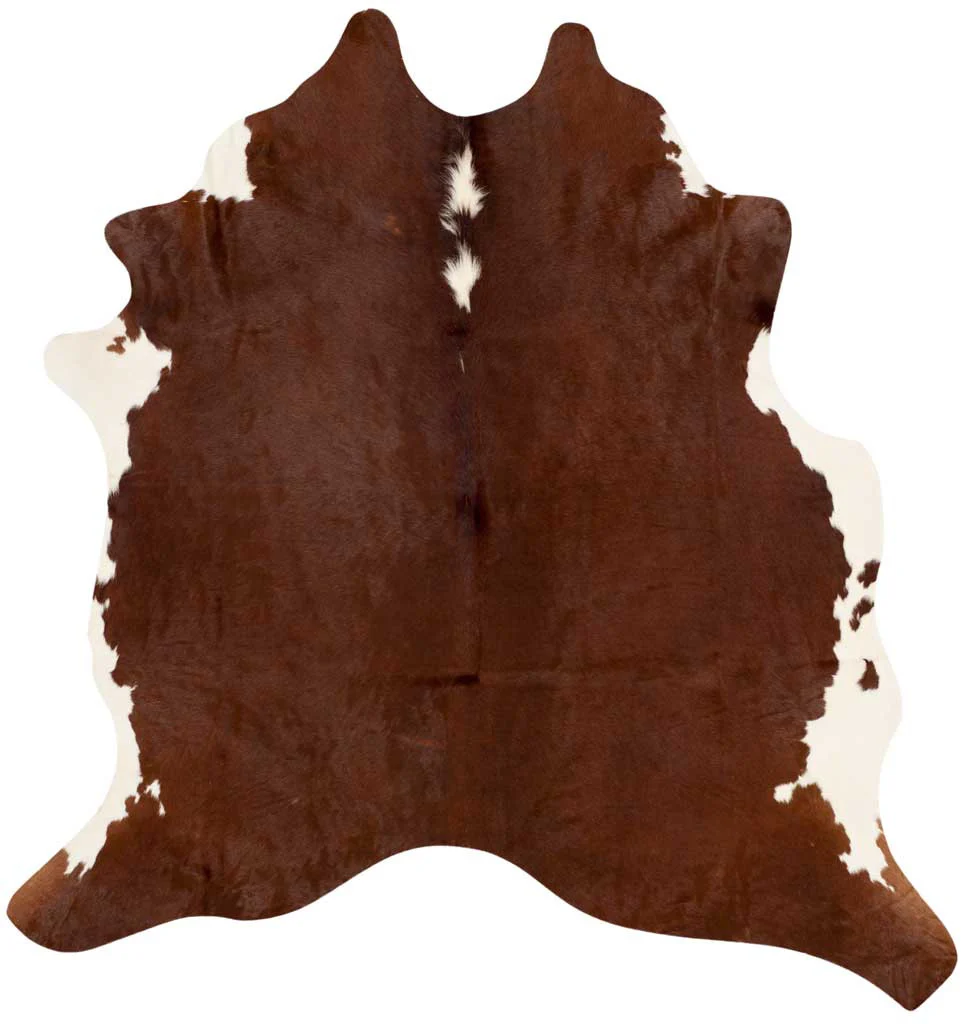 Cowhide Brown/White Area Rug - Image 2