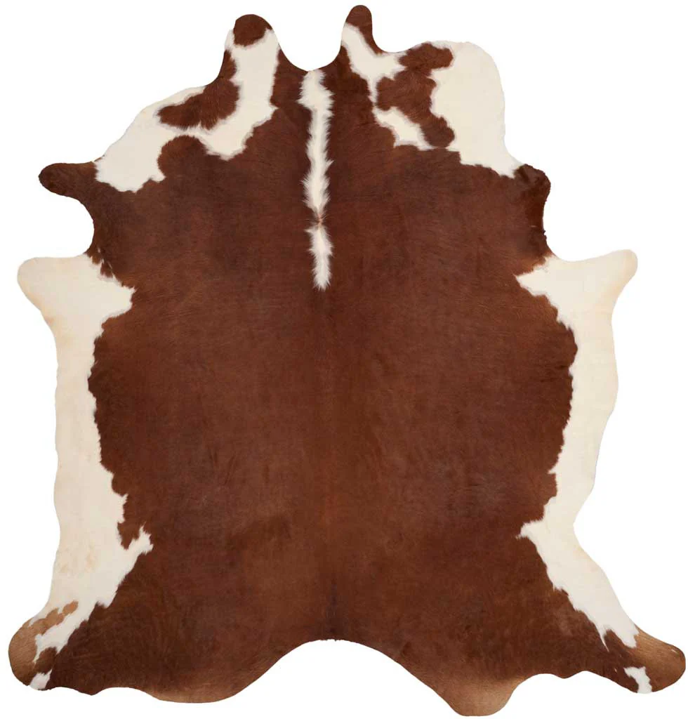 Cowhide Brown/White Area Rug - Image 3