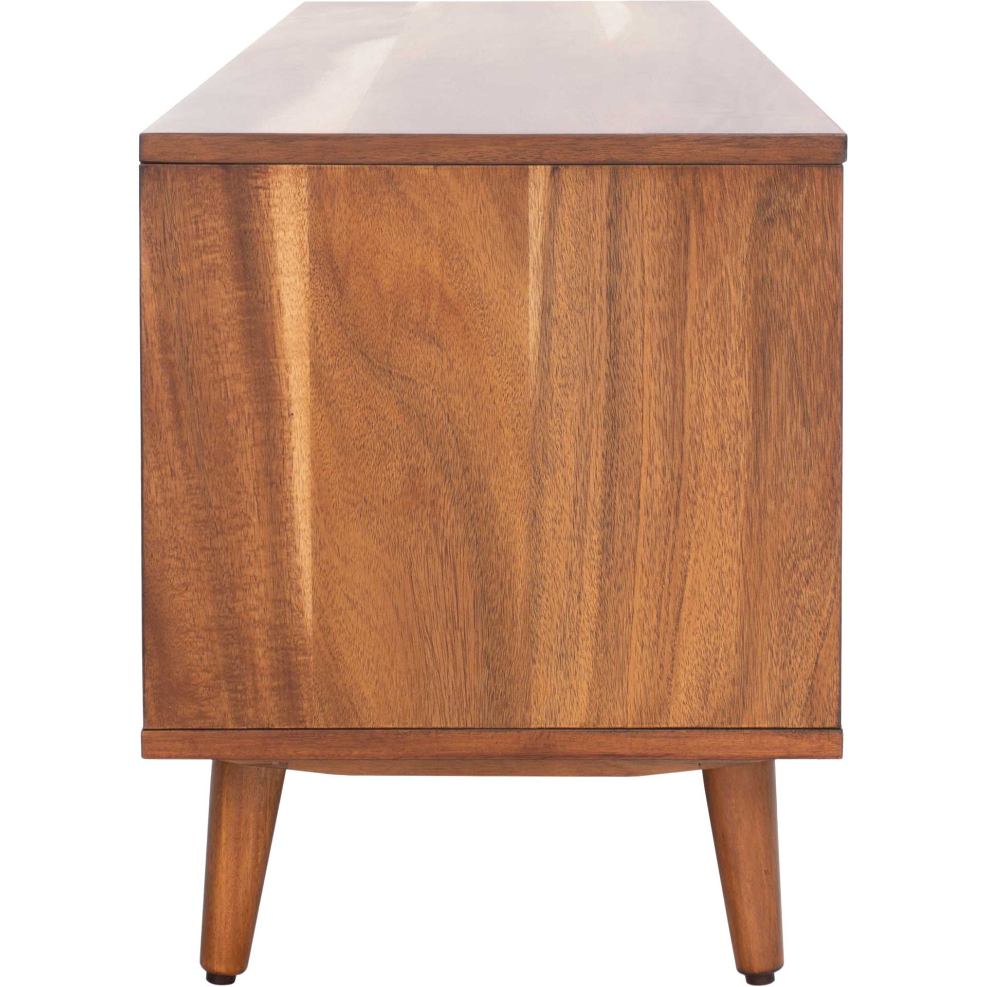Crane Open Shelf Media Stand Natural Acacia - Image 3