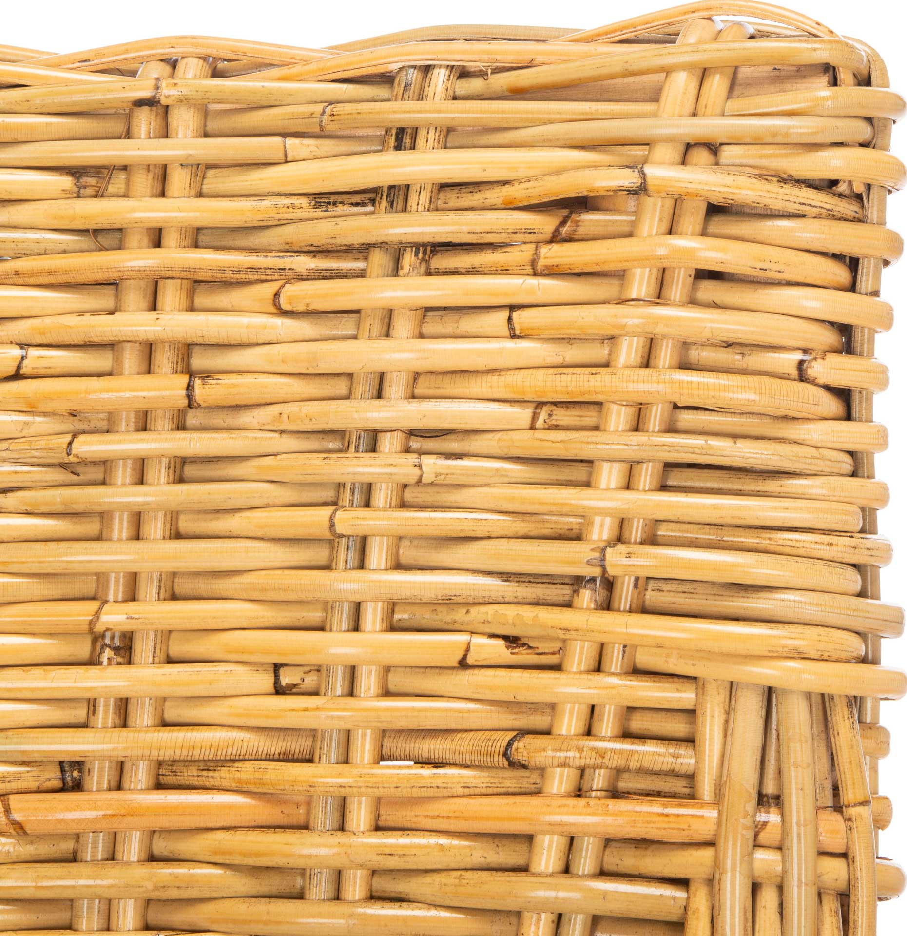 Crispin Rattan Accent Chair Natural/White - Image 5
