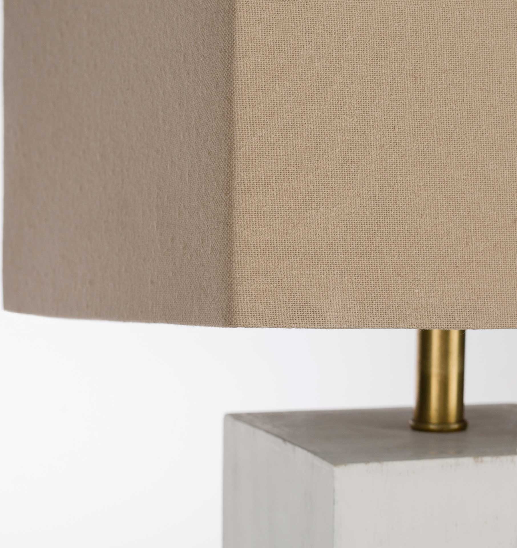 Cristian Table Lamp Taupe/White - Image 2